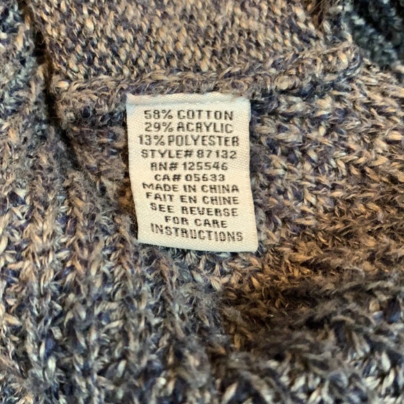 Habitat Blue Heathered Sweater - Picture 8 of 8